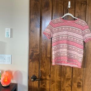 Pretty in pink Alfred dunner petite small sweater